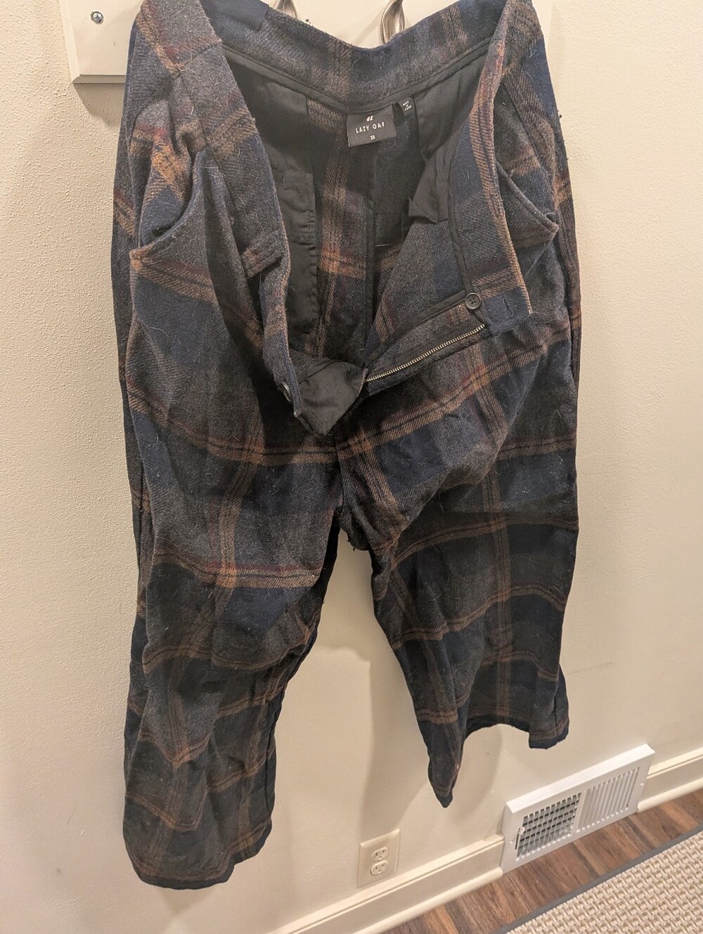 Lazy Oaf Dark Plaid Pant